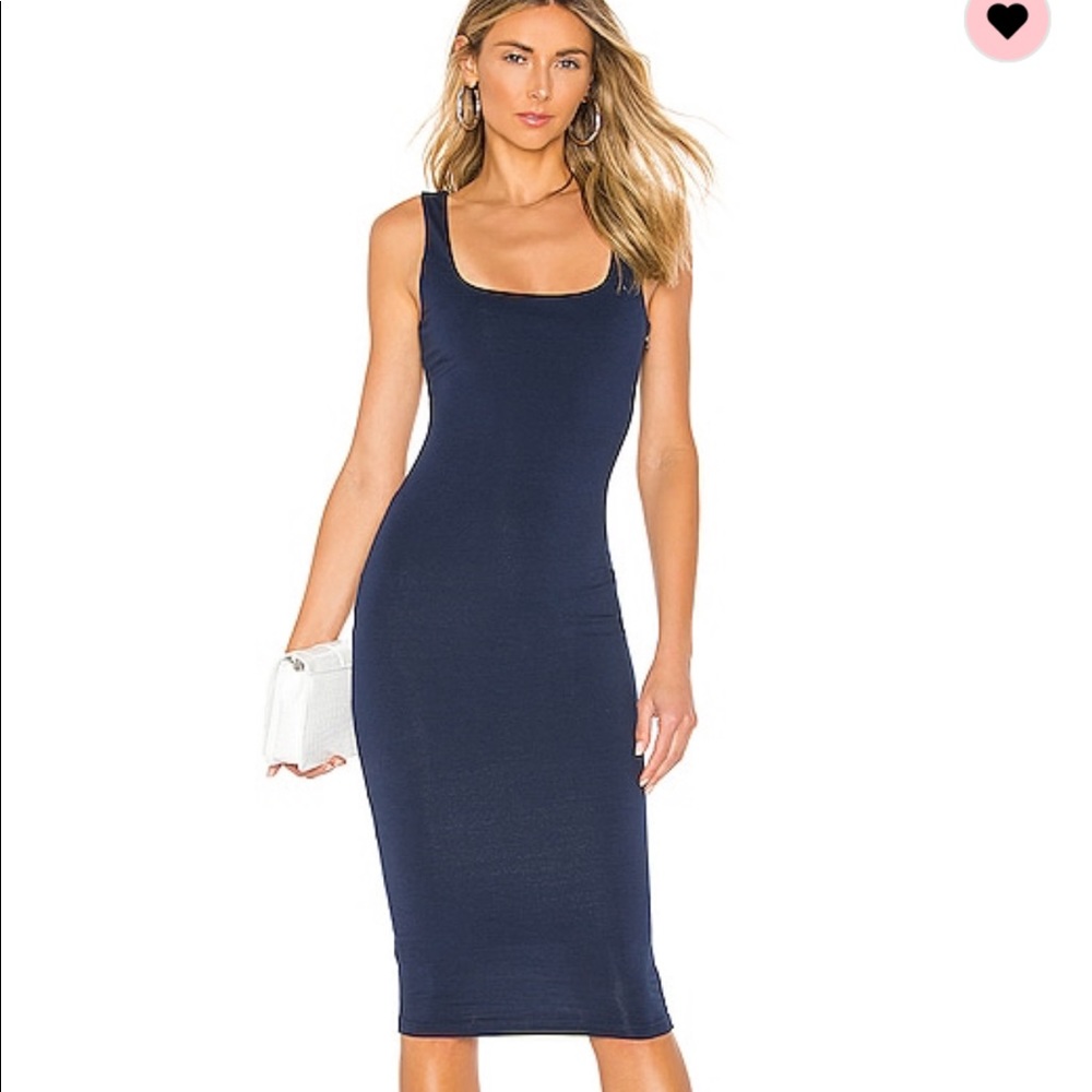 Superdown Carlina square neck dress